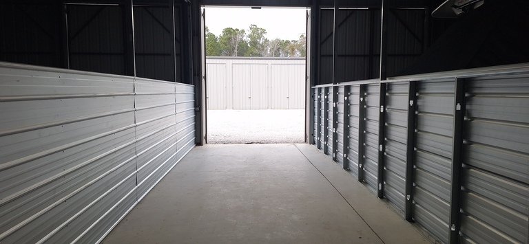 Across street at twilight