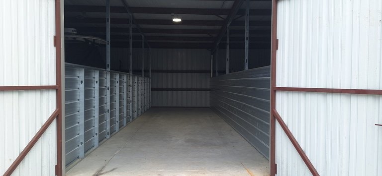 Across street at twilight