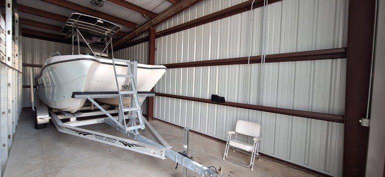 Across street at twilight