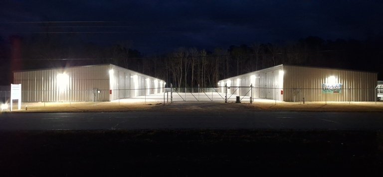 Site at night